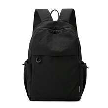 Ba lô nylon kiểu dáng thường ngày, nhẹ, dung tích lớn, túi đeo vai unisex dành cho sinh viên đại học, sinh viên, đi du lịch ngoài trời. - Nhiều kiểu dáng - Xem 8