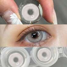 11 Pairs Of Colored Contact 1enses, Offering A Variety Of Color Options. Inc1udes A Contact Lens Case And Wearing Tools, Suitable For Year-Round Use, Ideal For Eye Makeup, Cosplay, Holiday Costume Parties, Halloween - 彩色 - 查看 4
