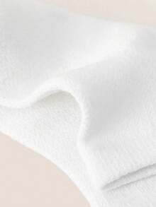 5 Pairs White Socks, Student Socks, Versatile Socks, School Socks, Princess Socks, All Season Socks, Baby Socks, Children Socks - White - View 6