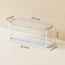 1pc Stackable Blind Box Storage Container, PET Plastic Display Box For Collectible Figurines, Dust-Proof Doll Doll Display Stand - View 5