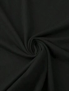 Camiseta de Gran Tamaño con Estampado Floral Clásico para Mujer, Talla, de Algodón Suave, Casual, Holgada, Básica, Moda Urbana de Verano - Negro - Ver 5