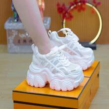 Women Chunky Shoes - Silver - View 7