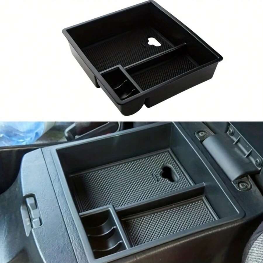 适用于2004-2014款丰田Hilux、Vigo、Fortuner、Innova的扶手箱储物盒,完美贴合,防滑且易于清洁 - 收納盒 - 查看 1