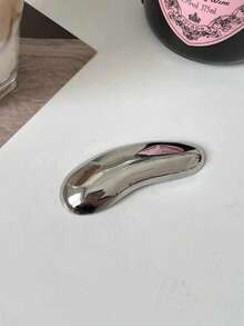 1 pieza Broche metálico brillante minimalista para mujer, accesorio de alta gama a la moda para decorar vestidos y chaquetas - Multicolor - Ver 9
