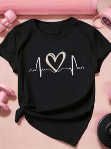 Women T-Shirts - Black - View 2