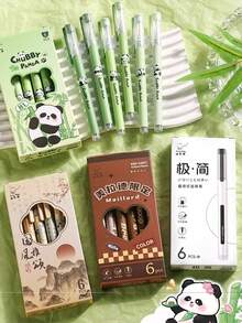 3pcs Liquid Ink Ballpoint Pens, Quick-Drying, Highly Attractive, Suitable For Students Exams And Note-Taking, 0.5mm Full Needle Tube Large Capacity, Back To School Essential - Default - View 7