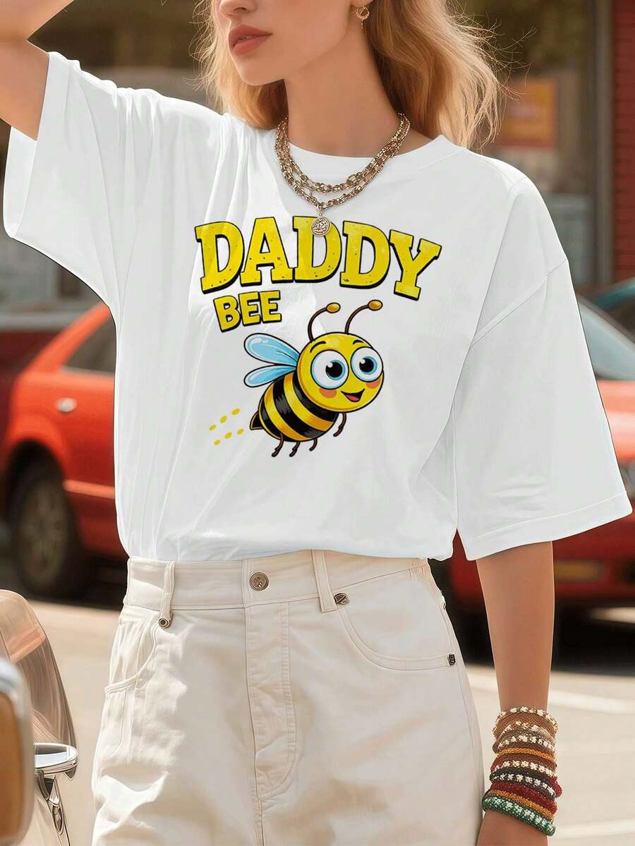 Dam-T-shirts - Vitt - Visa 1