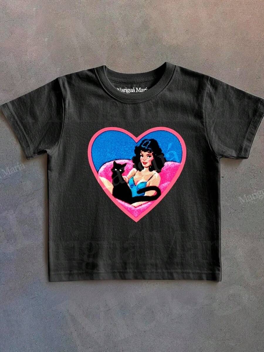 Women T-Shirts - Black - View 1