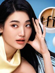 TFIT Cover Up Pro 遮瑕膏 02 WARM，全遮瑕修飾黑眼圈與瑕疵，防水、奶油質地可疊加，自然光澤與霧面，含玻尿酸與積雪草，防暈染，K-Beauty 韓系彩妝，OliveYoung，禮品，15g/0.52 Oz. - 02 WARM - 查看 10
