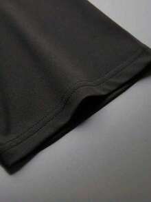 Camiseta, con Estampado "Soy La Tía Loca", Cuello Redondo, Manga Corta, Estilo Casual, 100% Algodón - Negro - Ver 5