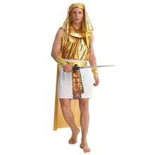 Vintage Egyptian Prince Adult Men's Clothing Ancient Egyptian King Pharaoh Costume Festival Theme Party Photography Performance Costume - Multicolor - View 4