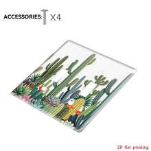 1pc Cactus Flower Switch Plate Cover - Modern Desert Style Light Switch Plate With Cactus Pattern, Easy Installation, Suitable For Bathroom, Office, Compatible With Outlet Covers, Adult Use, 2D Flat Design - Multicolor - View 13