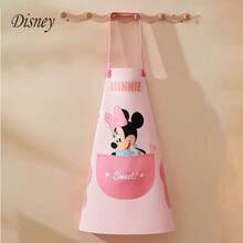 Disney 親膚防水防油透氣可水洗經典卡通圍裙，適用於廚房清潔、家務工作、戶外使用，高品質外觀 - 均碼 - 查看 7