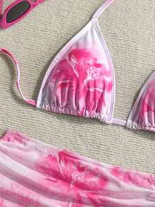 Conjunto de traje de baño de vacaciones para mujer, conjunto de vacaciones de verano para mujer, conjunto de playa para mujer - Multicolor 7 - Ver 5