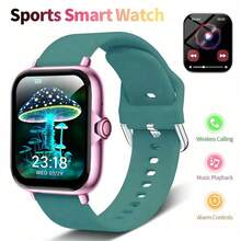 SmartWatch 新款熱銷智慧手錶：中性矽膠錶帶，具備接聽/撥號、計步、卡路里追蹤、多種運動模式、遠程拍照、音樂控制、鬧鐘提醒與訊息通知功能。180mAh 鋰電池多功能運動智慧手錶，適合作為情侶、長輩、朋友、同學等的節日禮物 - 彩色 - 查看 10
