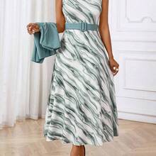 Lady Spring, Summer, Autumn And Winter Elegant Office Party New Year Ladies Dresses - Multicolor - Ver 4