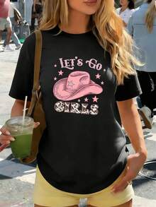 Women T-Shirts - Black - View 1