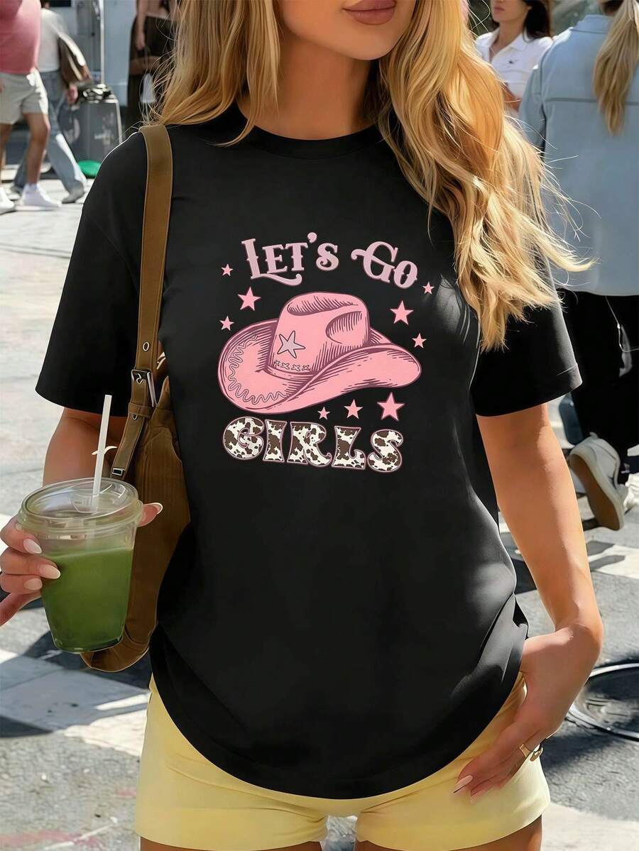 Women T-Shirts - Black - View 1