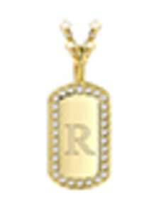 Damen Halskette mit rechteckigem Anhänger in goldfarbener Beschichtung mit Buchstabe "A" (mit Zirkonia eingefasst), personalisiertes Ketten-Design mit Buchstabe "O", geeignet für täglichen Gebrauch und Bürokleidung, alle 26 Buchstaben erhältlich - Gold - View 17