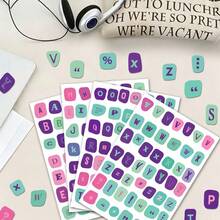 1000+Pcs Alphabet Sticker Book, 20 Sheets Ransom Note Style Mixed Font Letter Stickers For Journal, Scrapbook, Laptop, Phone Case & Gift Box For Stationery Lovers, Creatives & Collectors School Supplies - Alien - View 5