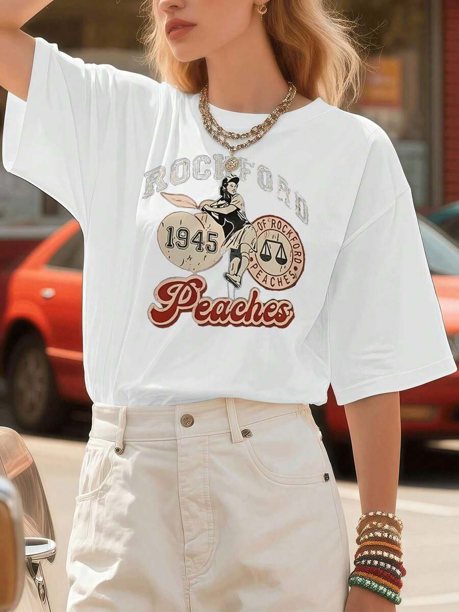 Women T-Shirts - White - View 1