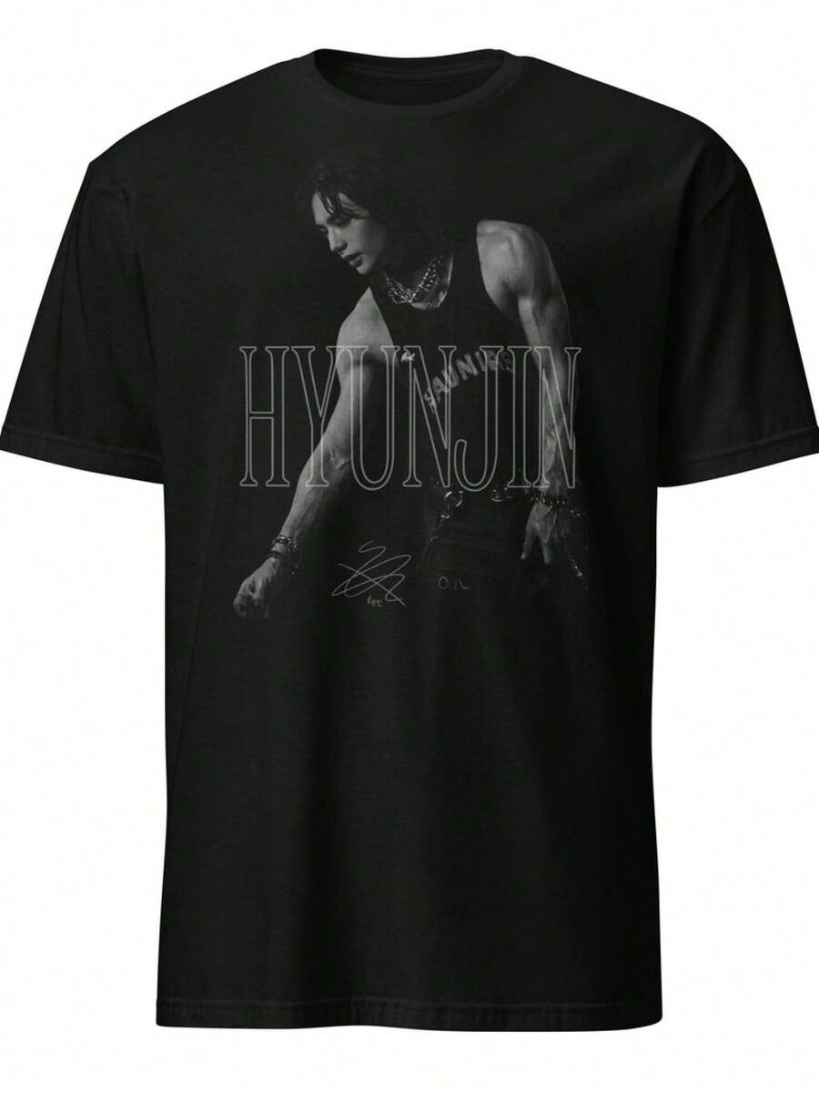 Graphic Tee,Unisex Streetwear BLACK camisetas para hombre playeras de hombre ropa hombre conjunto de hombre playera de hombre cosas de hombre vestido casuales para mujer conjuntos de mujer blusas elegantes camisetas para mujer vestido de mujer - Negro - Ver 1