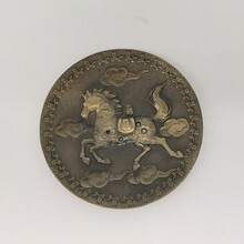 多孔金属香炉托盘，复古青铜风水招财马纹香炉，适用于香薰棒，家居及冥想装饰 - 多色 - 查看 12