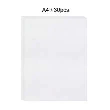 30pcs A4 Size Heat Transfer Vinyl Rhinestone Positioning Paper - Thermal Transfer Vinyl Rhinestone Positioning Film Paper, White Acrylic Rhinestone Heat Press Transfer Paper - A4 30pcs - View 10