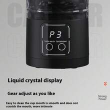 SOKANY Portable Electric Mixing Cup, Type-C Fast Charge.1300mAh Lithium Battery, LED Digital Display*Multi-Speed Adjustable, 700ml Large Capacity, One-Button Separation Motor, Easy To Clean, Suitable For Stirring Coffee, Milk, Milkshake, Soy Milk, Etc. - Multicolor - View 7