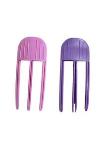2 Stücke/1 Stück Feder Haarspangen, geeignet für Haarverlängerungen, einzelne krallenförmige Sektionskamm Styling Volumenspender, geeignet für Frauen und Friseursalons, unverzichtbar für Schulanfang, Reisen und Urlaub, Damen Haaraccessoires, Rückkämmen, Haarschneider Zubehör, Haartrockner, Haarpflege, Barbierwerkzeuge, Stylingprodukte, Stylingzubehör, Haarpflegezubehör, Reiseessentials, in mehreren Farben erhältlich - Verschiedenfarbig - Übersicht 16