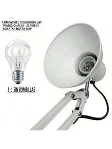 LED Desk Lamp, 3 Modes, Adjustable 360°, Fixed Base, Metal Clip - View 3