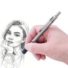 Pensil Mekanik Logam 0,7mm, Isi Ulang Warna, Pegangan Lembut Anti Selip, Pensil Otomatis untuk Sekolah, Kantor, Menggambar, Membuat Sketsa, Menulis, Alat Tulis - beraneka warna - View 5