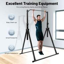 YUNRUX Gymnastics Parallel Bars, Uneven Bars & High Bars - Hitam - View 10