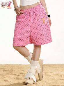 Women Shorts - Pink - View 7