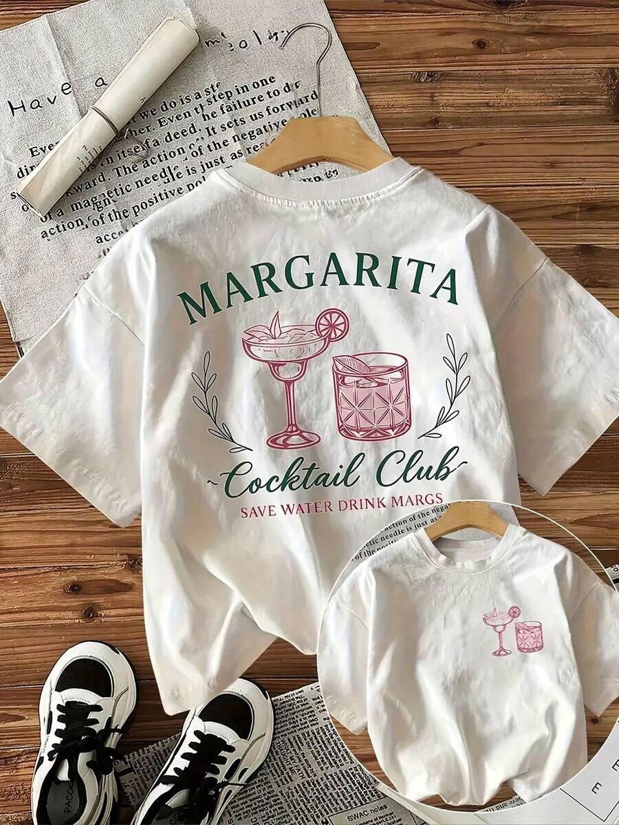 Stylish Unisex T-Shirt With Tropical Print, Ideal For Holidays, Halloween Parties, And Mexican Independence Day - 白色 - 查看 1