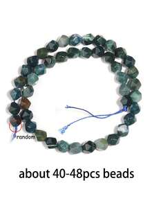 1 Strand Irregular Bead Loose Gemstone Red Coral Prehnite Agate For Holidays Gifts For Jewelry Making Diy Bracelet Earrings Accessories 6 8 10mm - Multicolor - View 20