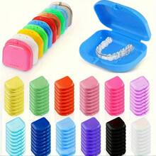 1/2pcs Dental Retainer Case, Denture Box, Orthodontic Appliance Storage Container - Multiple Styles - View 6