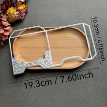 1件信封形碳钢模具模板相册，复古优雅设计，多功能手工工具，适合艺术爱好者进行精细工艺制作、DIY项目、剪贴簿制作、装饰模具，优质钢材，边缘锋利。 - 信封(19.3*10.4cm) - 查看 8