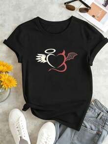 Women T-Shirts - Black - View 1