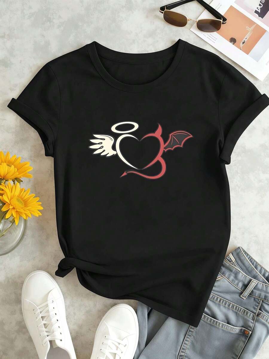 Women T-Shirts - Black - View 1