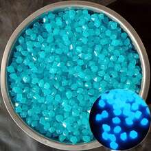 200 piezas/bolsa, Piedras de resina luminosas de colores de 0,39 pulgadas, adecuadas para la decoración de acuarios, jardinería, paisajismo, festivales, graduaciones y bodas - Multicolor - Ver 13