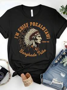 S1oy el jefe Poka1lotaT1wat de The Tribe Indigenous Nat T1S1Hirt - Negro - Ver 2
