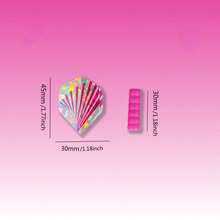 Darts Accessories Set, Includes Dart Flights & Dart Protectors, Suitable For Clubs, Bars, Darts Practice - Hot Pink - View 2