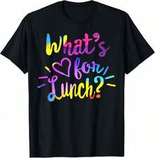 GiftGiftLunch Camiseta de Trabajadora de Cafetería con Moño Desordenado SoftSoft - Negro 19 - Ver 1