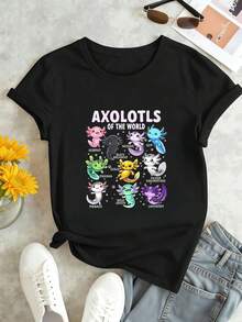 Women T-Shirts - Black - View 1