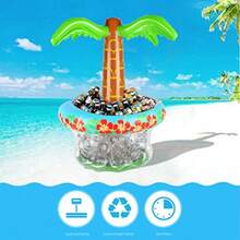 RiToEasysports Inflatable Palm Tree, Inflatable Beer Cooler In The Shape Of A Tree, Portable And Lightweight For Summer Parties - Green - View 8