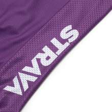 Men's Short Sleeve Cycling Jersey, Bicycle Riding Shirt With 3 Back Pockets, Off-Road Cycling Apparel Uniform Sports Summer - Purple - View 5