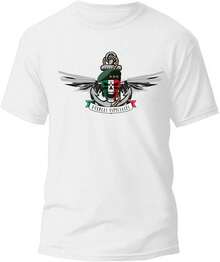 Playera para Caballero e Infantiles, Cuello Redondo, Diferentes Colores, diseño Fuerzas Especiales Méxicoshort-sleeve T-shirt / short-sleeve tee - Blanco - Ver 1