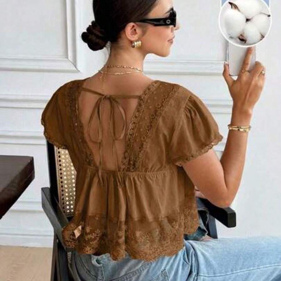 Women Blouses & Shirts - Dusty Pink - View 1