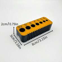 Dụng cụ dẫn hướng khoan hệ mét, phù hợp với mũi khoan có đường kính từ 4mm đến 10mm. - Hướng dẫn khoan - Xem 6
